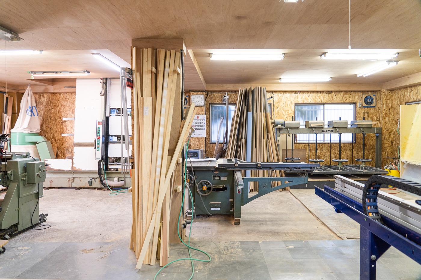 木工所の作業場